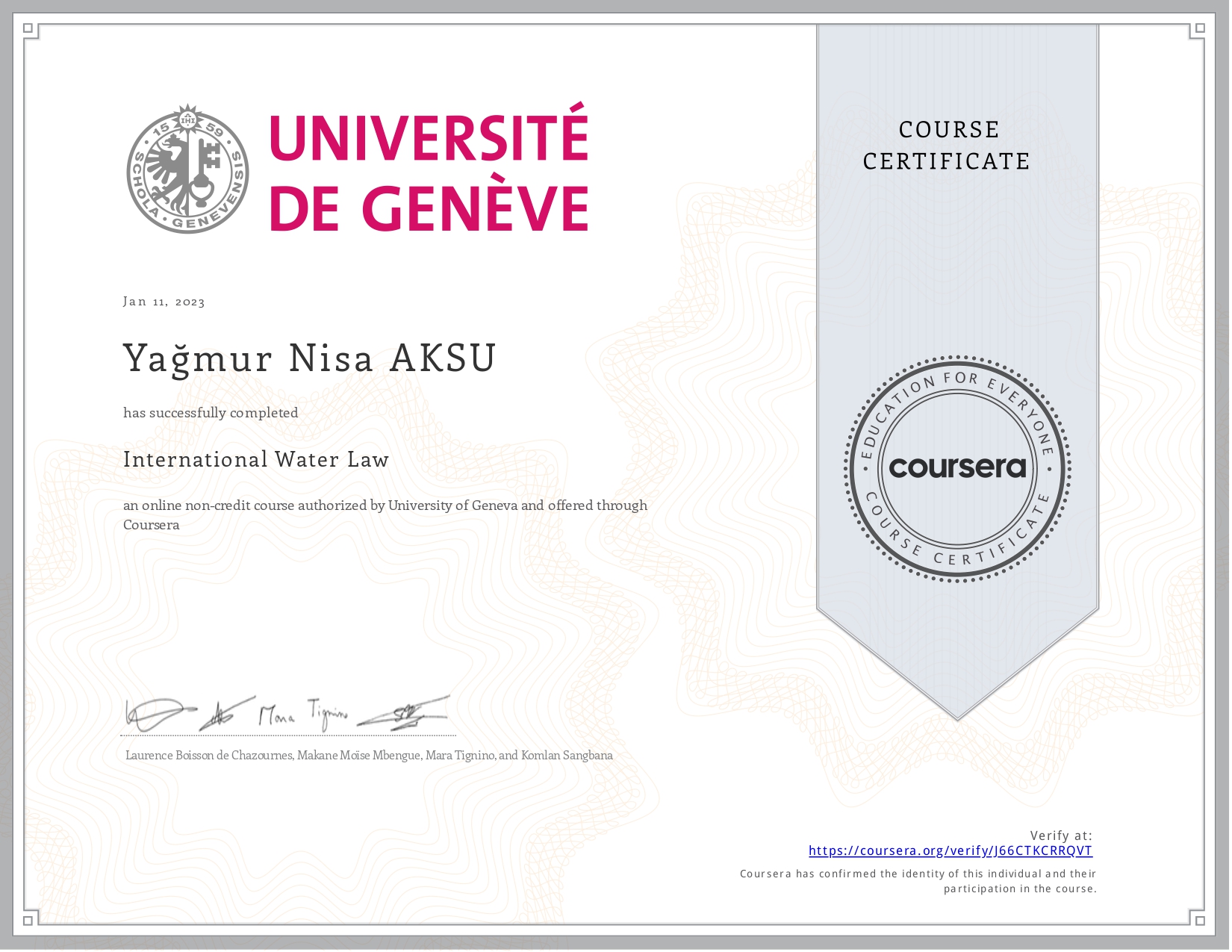 International Water Law