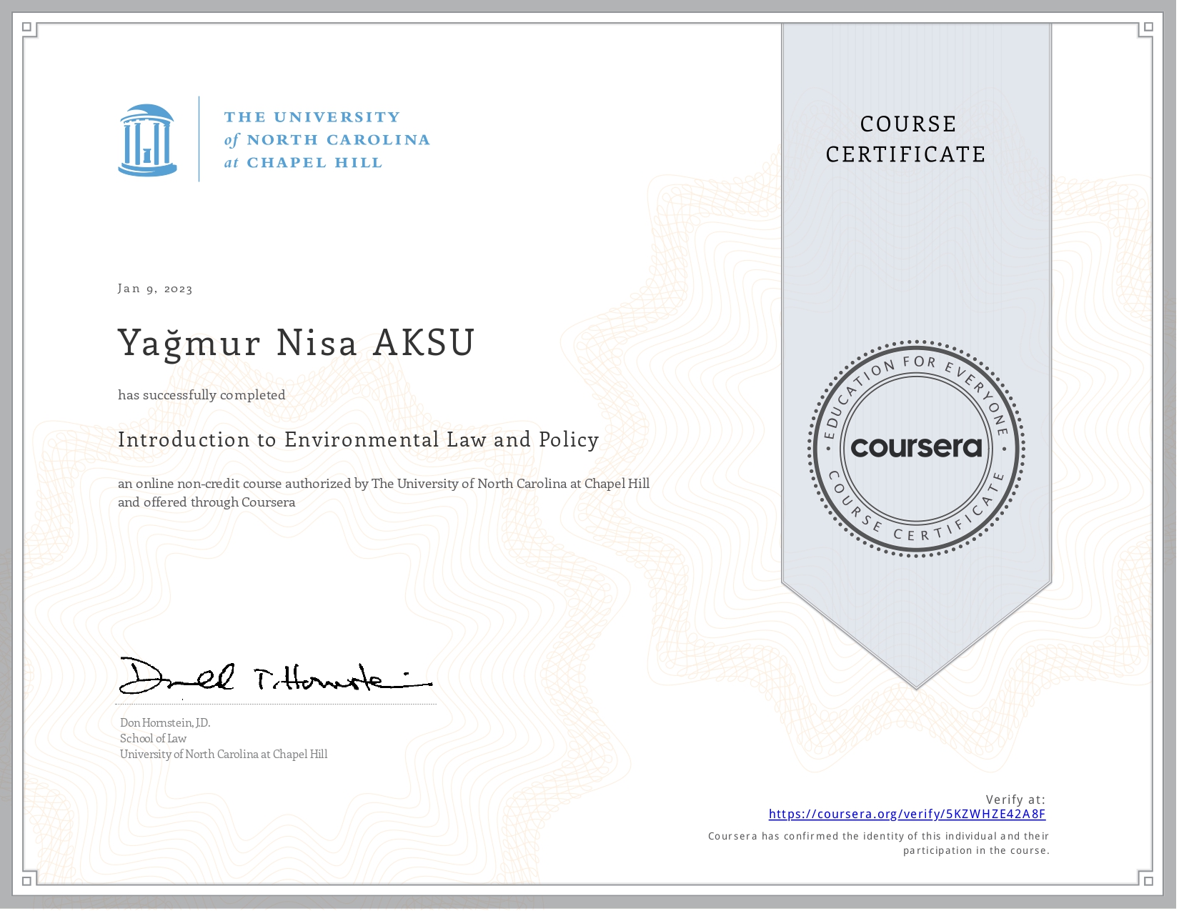 Introduction to Environmental Law and Policy