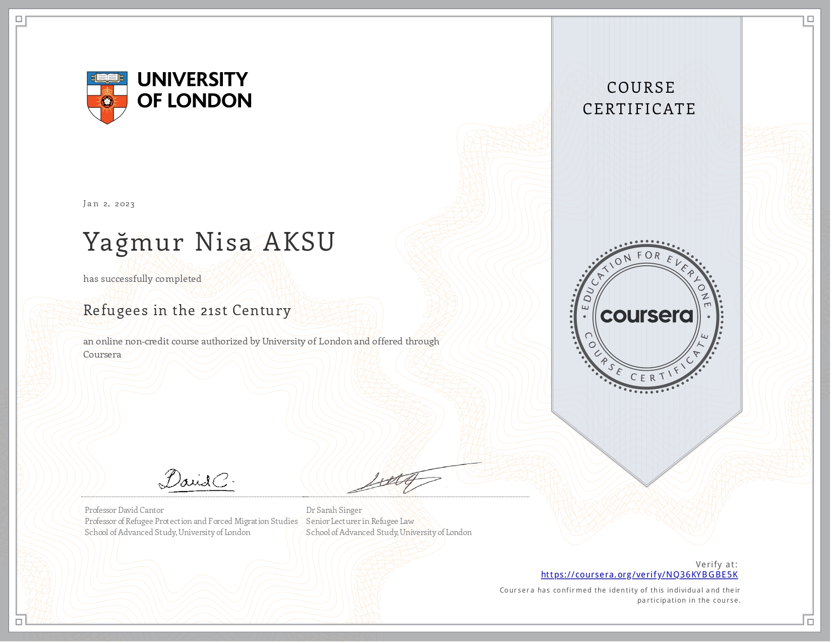 Refugees in the 21st Century